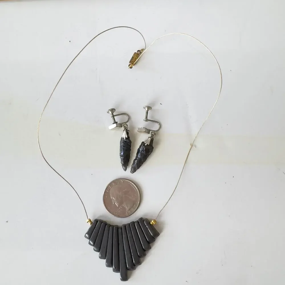 Vintage Grey Hematite Jewelry 16